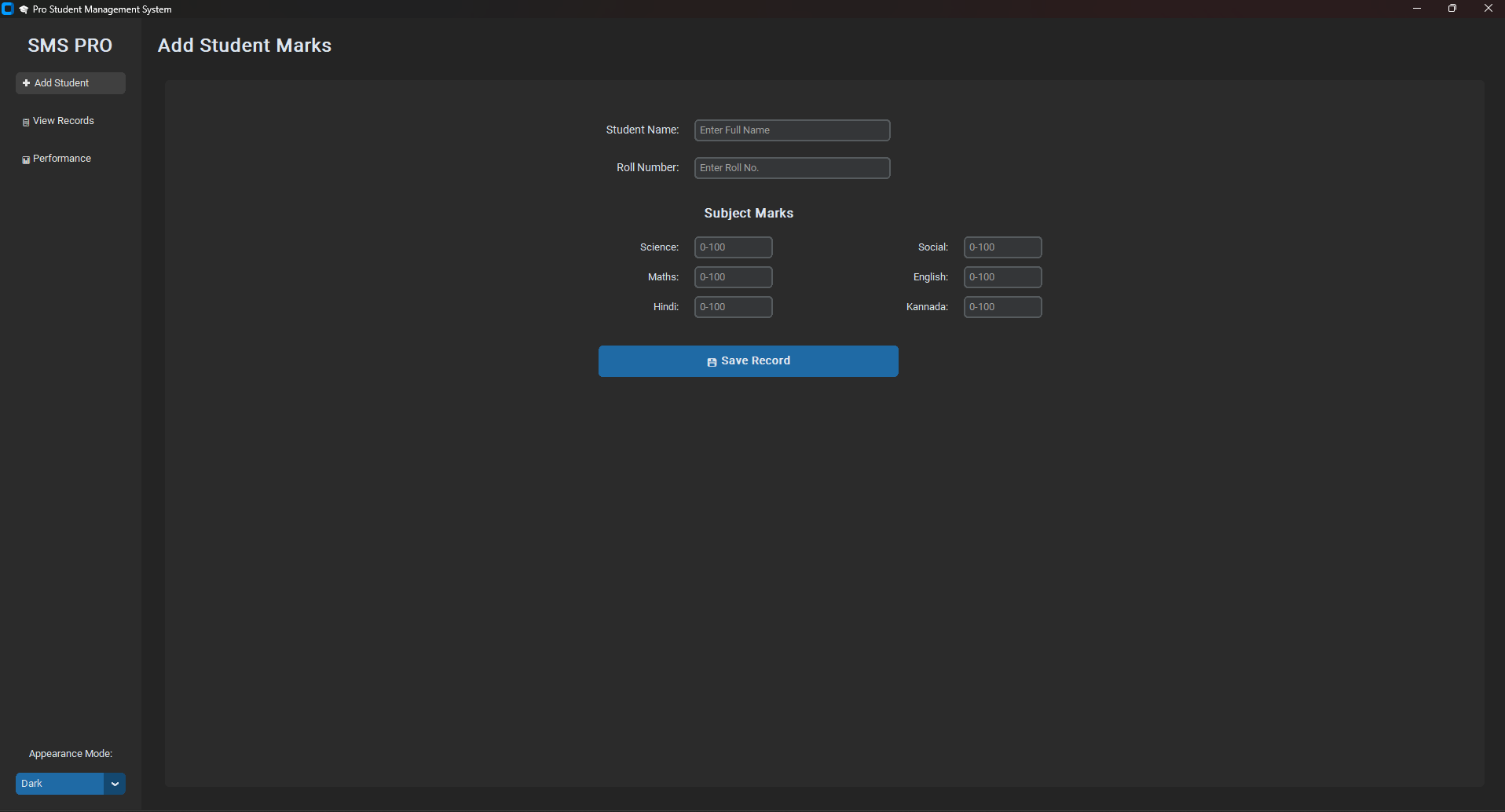 Student Management System